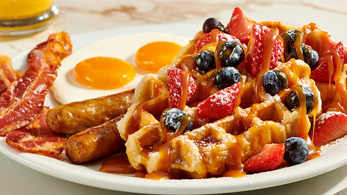 Denny’s Puts Together New Berry Waffle Slam