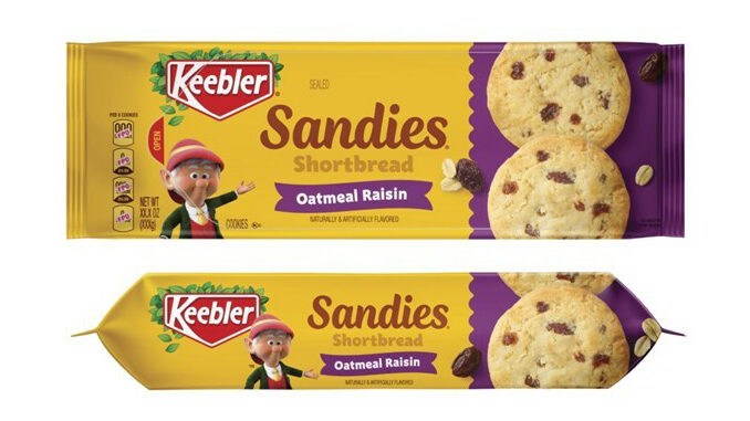 Keebler Introduces New Sandies Oatmeal Raisin Cookies