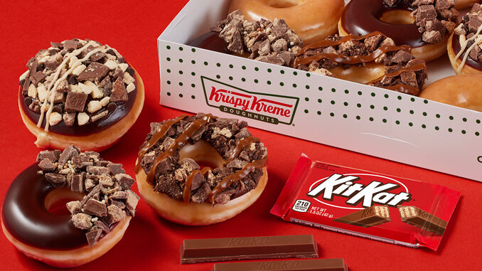 Krispy Kreme Launches New Kit Kat Collection