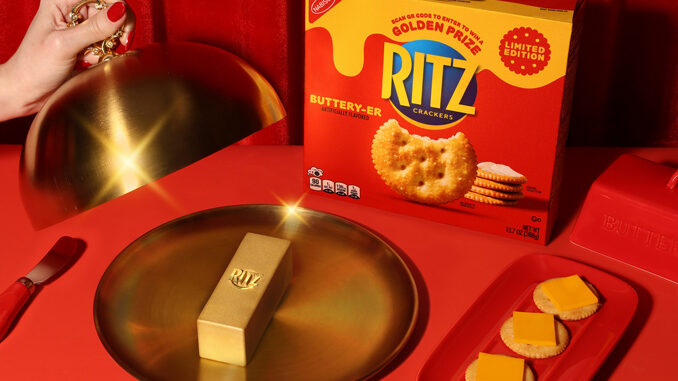 RITZ Launches New Buttery-er Flavored Crackers, Offering Fans A Shot As A Golden Prize