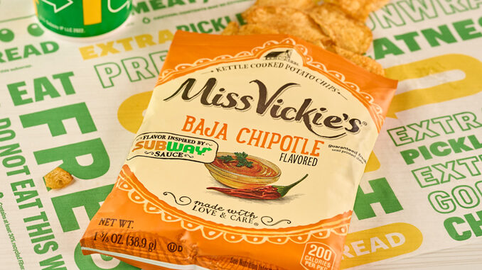Subway Launches New Miss Vickie’s Baja Chipotle Chips Alongside The Return Of Honey Oat Bread And Creamy Sriracha Sauce