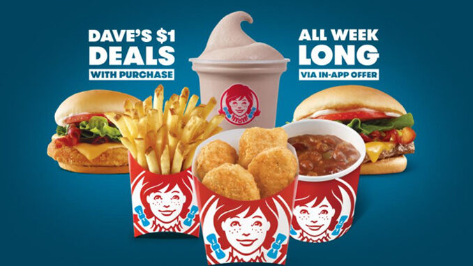Wendy’s Offers New Dave’s Daily Dollar Deals Starting April 15, 2024